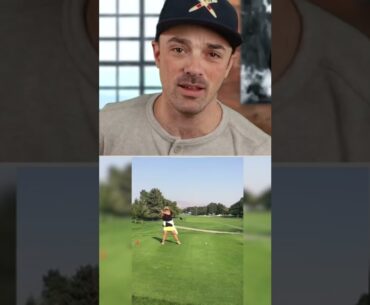 Absolutely WILD golf swing #shorts