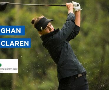 Meghan MacLaren holds a one-shot lead heading into the final day in Bonville