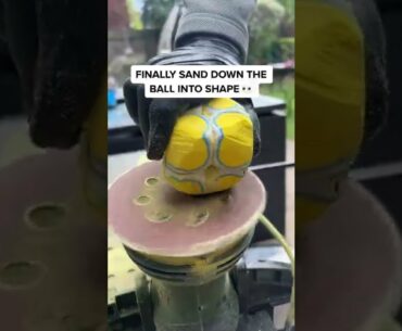 Father VS Son | DIY BIGGEST GOLF BALL EVER!