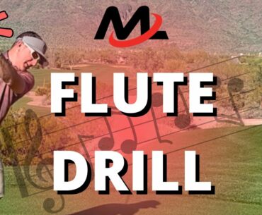 FLUTE DRILL For A Silky Shallow Downswing And Soft Grip Pressure w/ Dr. Luke Bracke