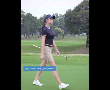 PGM KUZ129 stretchy golf shorts custom logo slim fit golf shorts for ladies