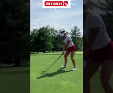 golf shorts cart girl #shorts #golfbabe Walks Into It #short #golfbabe #golftips#shorts #golfbabe