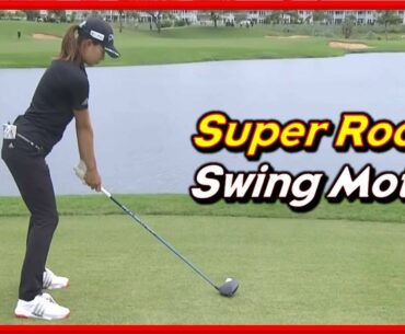 LPGA Super Rookie "Hinako Shibuno" Powerful Swing & Solid Slow Motions from Various Angles