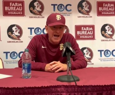 FSU baseball coach Mike Martin Jr. on walk-off win over Georgia Southern