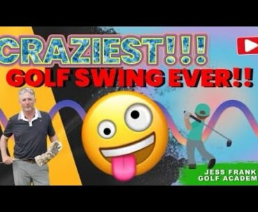 Craziest Golf Swing Ever | Golf Tips for Extending Tilting and Turning | PGA Pro Jess Frank