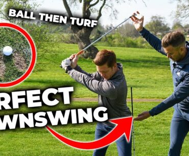 How To Create The Perfect Downswing For Ball Then Turf contact With Your Irons!