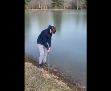 When you can’t fish or play golf just combine the two I guess #golf  #shorts #golftiktok
