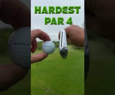 2 IRON ONLY ON THE HARDEST HOLE OF THE GOLF COURSE?!
