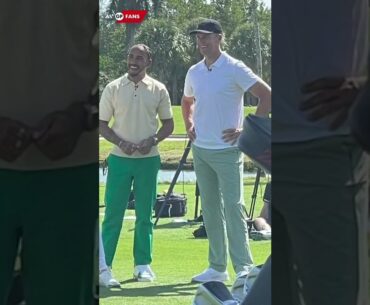 Lewis Hamilton and Tom Brady Golf challenge in Miami #shorts