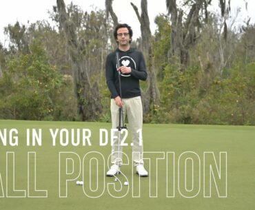 Ball Position With A L.A.B. Golf DF 2.1 Putter