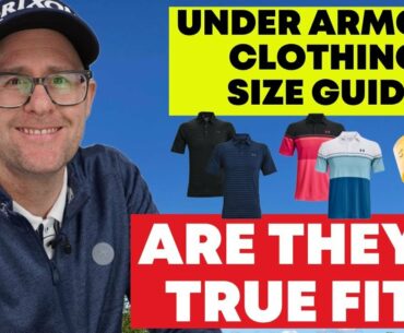 Under Armour Golf Clothing Size Guide. What Size Should I Buy?