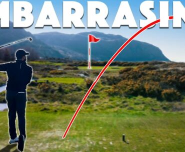 I made an 9 on a par 3 (AWFUL golf) #Break75 S2E2