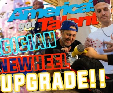 AMERICA'S GOT TALENT WINNER RIDES A ONEWHEEL // Las Vegas Strip Night Rides