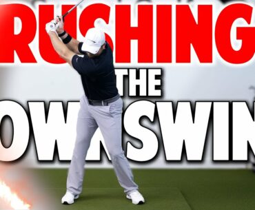 One Move to Stop Rushing the Downswing