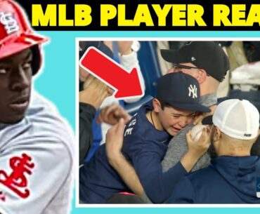 Yankees Aaron Judge Makes Kid Cry