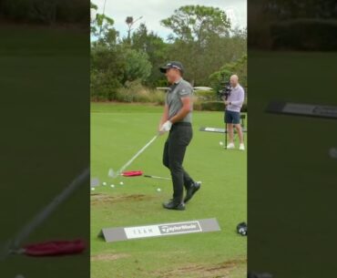 Collin Morikawa didn't hear no bell when firing golf balls at Frankie and Trent