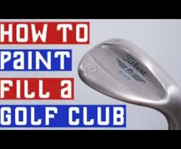 How To Paint Fill A Golf Club