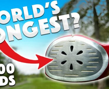 The worlds LONGEST golf driver! (WARNING!!!)