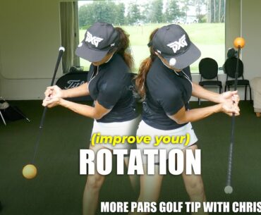 MORE PARS GOLF TIP: IMPROVE TORSO ROTATION  (before the round)