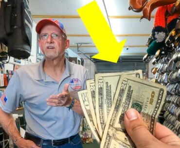 HE HAD STORAGE UNITS FULL OF GOLF CLUBS!