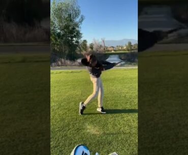 Hot Women Golfer 2022 | Women Golf Lessons #golftip #shorts #golfcart
