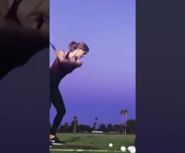 Hot Women Golfer 2022 | Women Golf Lessons #golftip #shorts #golfcart