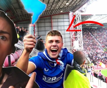 I CAUGHT A RANGERS FAN in the HOME END! Hearts 1-3 Rangers