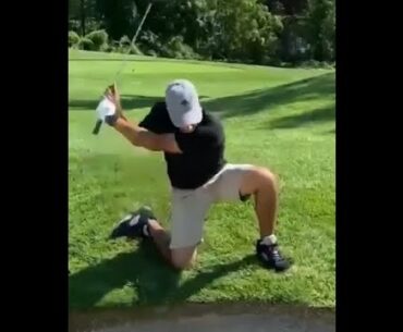 how to hit a bunker shot ???? #golf  #shorts #golftiktok