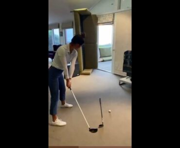 golfing at home #golf  #shorts #golftiktok