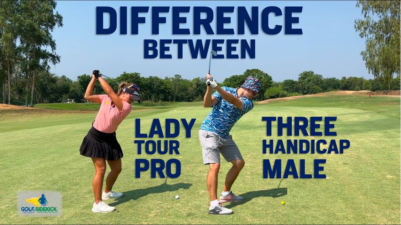 DIFFERENCE between LADY TOUR PRO and 3 HANDICAP DIFFERENCE between LADY TOUR PRO and 3 HANDICAP