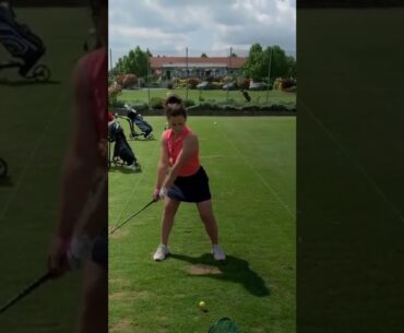 Hot Women Golfer 2022 | Women Golf Lessons | Women Golf Swing Slow Motion #golftip #shorts #golfcart