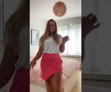 Hot Women Golfer 2022 | Women Golf Lessons | Women Golf Swing Slow Motion #golftip #shorts #golfcart
