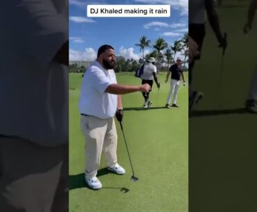 DJ Khaled getting into golf