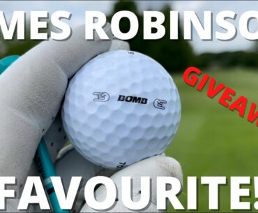 GIVEAWAY of James ROBINSON’s FAVOURITE golf BALL!! LONGER than a PRO V1!!