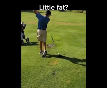 A FAT SHOT .. #golf  #shorts #golftiktok
