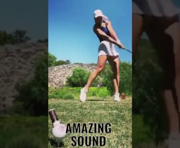 Hot Women Golfer 2022 | Women Golf Lessons | Women Golf Swing Slow Motion #golftip #shorts #golfcart