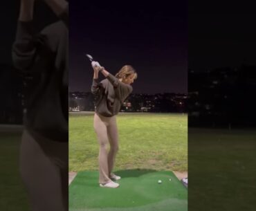 Hot Women Golfer 2022 | Women Golf Lessons | Women Golf Swing Slow Motion #golftip #shorts #golfcart