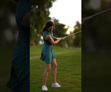 Hot Women Golf | Women Golf Swing | Golf Swing Lady | Golf Lessons #golf #shorts #golftip