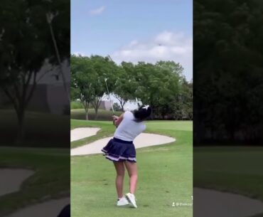 Hot Women Golf | Women Golf Swing | Golf Swing Lady | Golf Lessons #golf #shorts #golftip