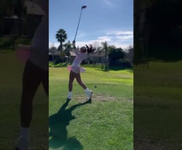 Hot Women Golf | Women Golf Swing | Golf Swing Lady | Golf Lessons #golf #shorts #golftip