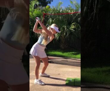 Hot Women Golf | Women Golf Swing | Golf Swing Lady | Golf Lessons #golf #shorts #golftip