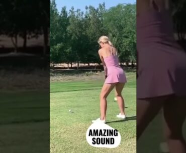Hot Women Golf | Women Golf Swing | Golf Swing Lady | Golf Lessons #golf #shorts #golftip