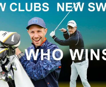 NEW GOLF CLUBS or NEW GOLF SWING