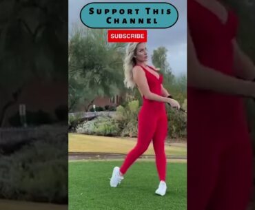 TikTOK Hot Women Golf | Women Golf Swing | Golf Swing Lady | Golf Lessons #golf #shorts #golftip