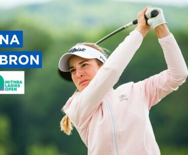 Luna Sobron Galmes is three behind the leader after the first two rounds at Naxhelet Golf Club