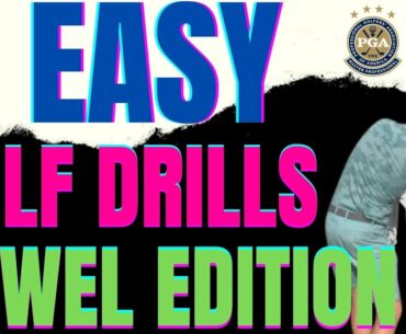 3 easy golf drills using a towel