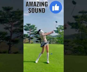 TikTOK Hot Women Golf | Women Golf Swing | Golf Swing Lady | Golf Lessons #golf #shorts #golftip