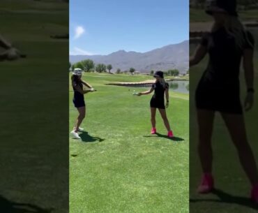 Hot Women Golf | Women Golf Swing | Golf Swing Lady | Golf Lessons #golf #shorts #golftip