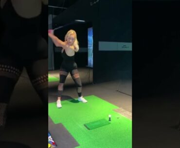 TikTOK Hot Women Golf | Women Golf Swing | Golf Swing Lady | Golf Lessons #golf #shorts #golftip