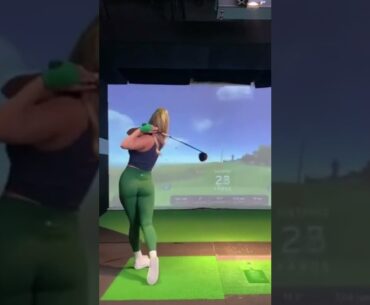 TikTok Hot Women Golf | Women Golf Swing | Golf Swing Lady | Golf Lessons #golf #shorts #golftip